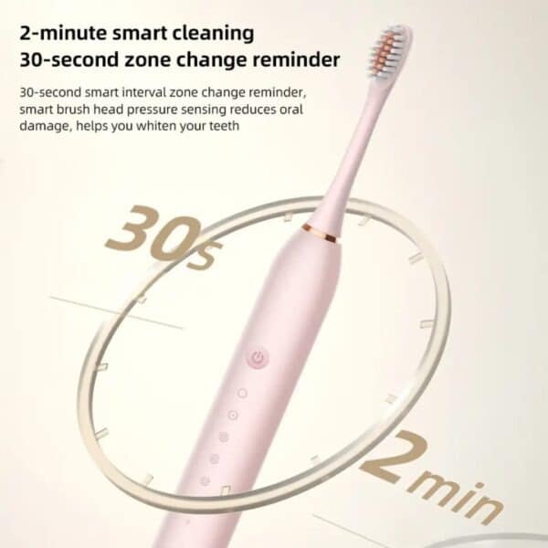 Electric ToothbrushElectric Toothbrush ? Rechargeable Sonic Cleaning Toothbrush with Soft Bristles, Deep Clean (Random Colour)