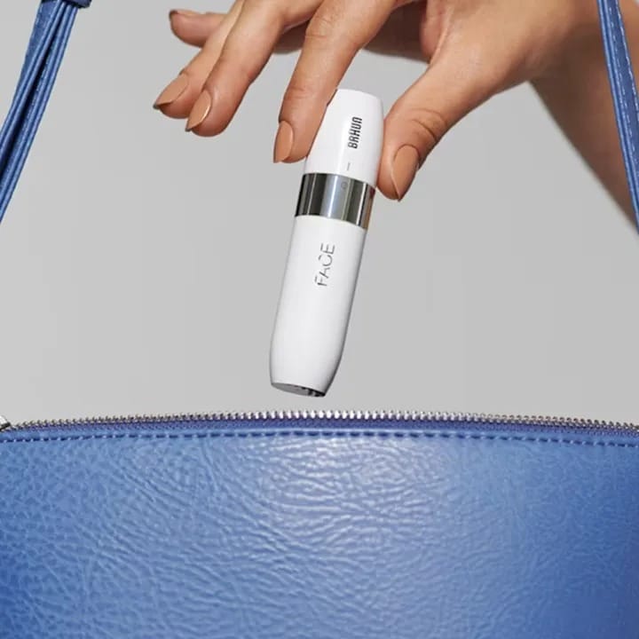 Braun Face Mini Hair Remover FS1000 with Smartlight ? Electric Facial Hair Remover for Women