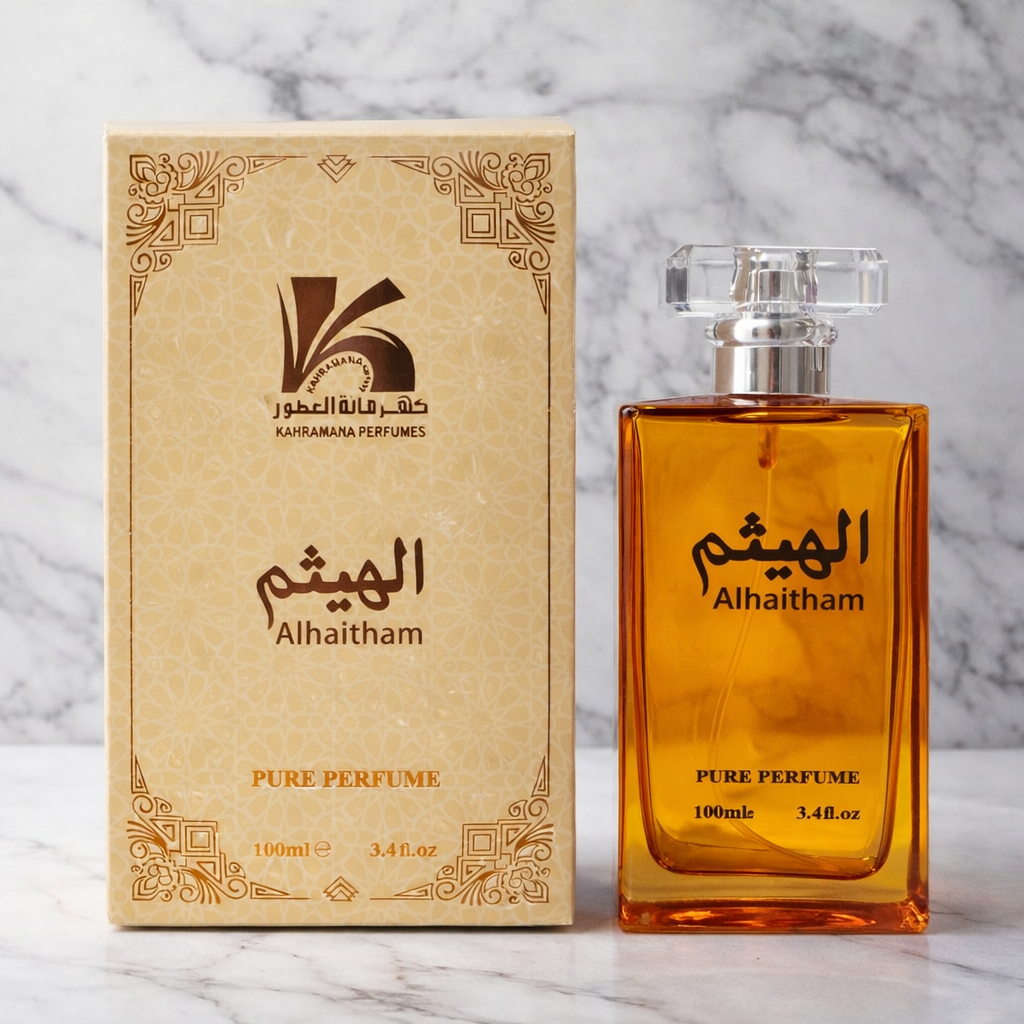 Alhaitham Pure Perfume by Kahramana Perfumes ? Luxury Long-Lasting Arabic Fragrance Spraymium Fragrance Spray - 100ml