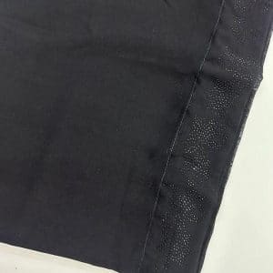 Premium Black Chiffon Dupatta with One Side Stone Work ? Elegant Formal Wear for Women ? Soft & Lightweight Fabric