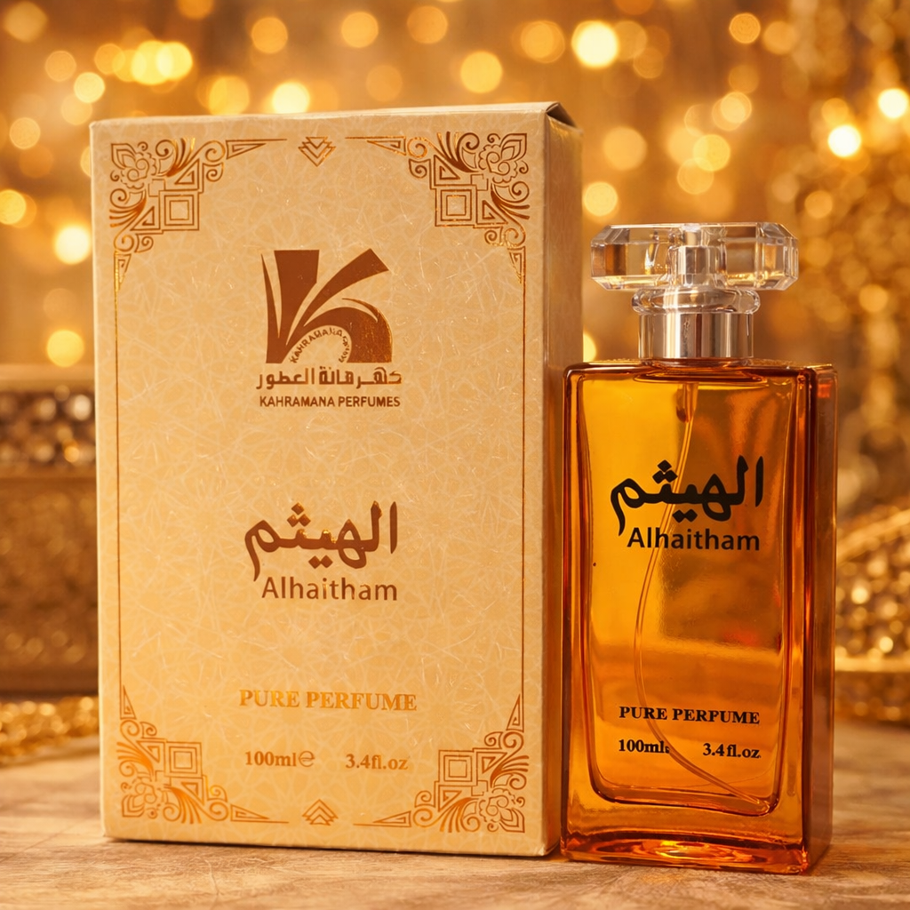 Alhaitham Pure Perfume by Kahramana Perfumes ? Luxury Long-Lasting Arabic Fragrance Spraymium Fragrance Spray - 100ml