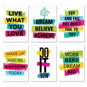 Set of 6 Premium Wall Art Photo Tiles ? Modern Home Decor Sets 8×11