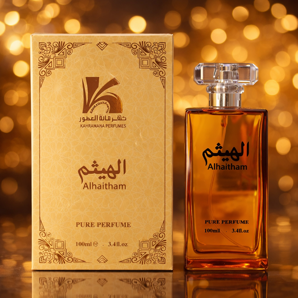 Alhaitham Pure Perfume by Kahramana Perfumes ? Luxury Long-Lasting Arabic Fragrance Spraymium Fragrance Spray - 100ml