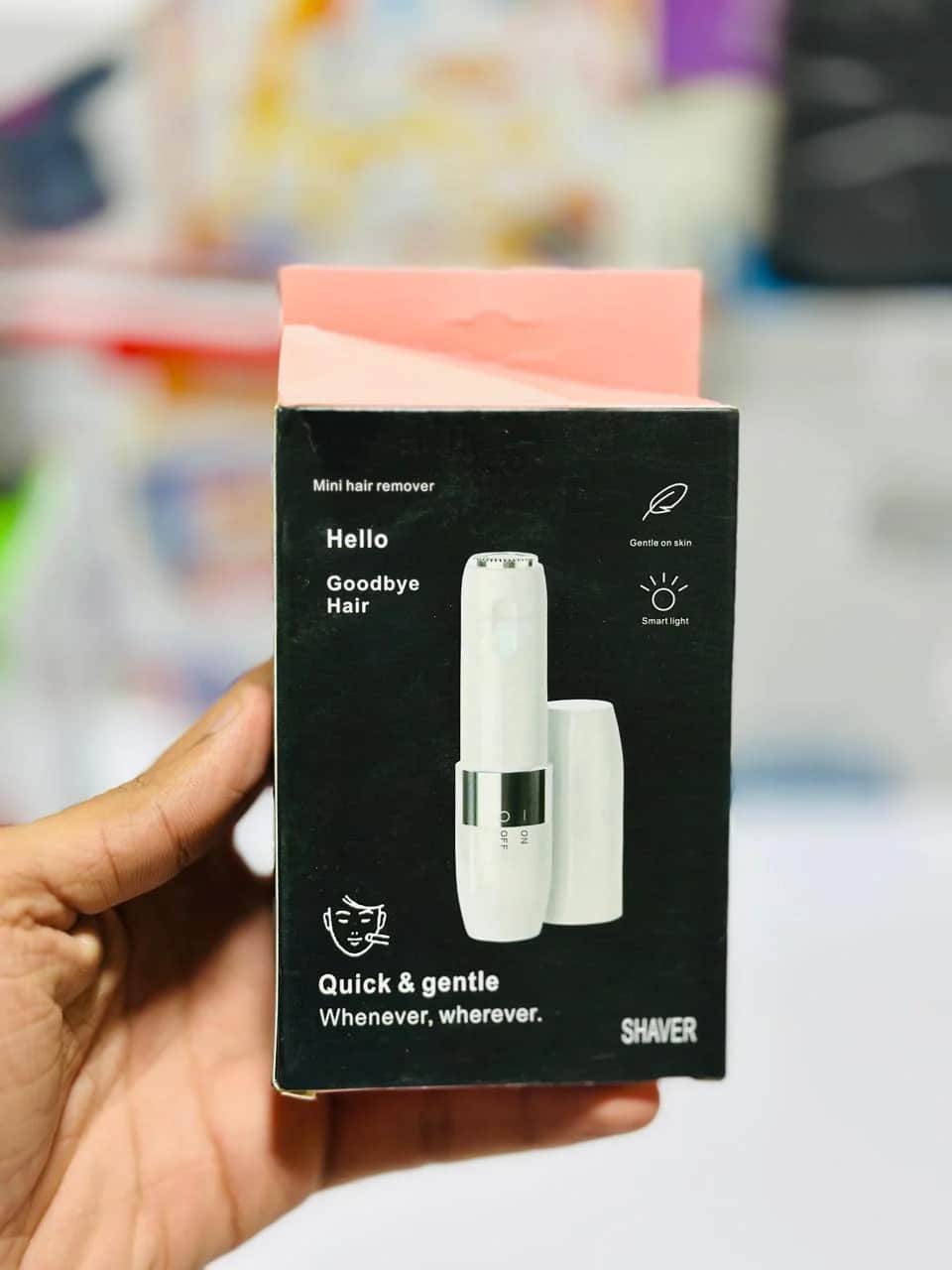 Braun Face Mini Hair Remover FS1000 with Smartlight ? Electric Facial Hair Remover for Women